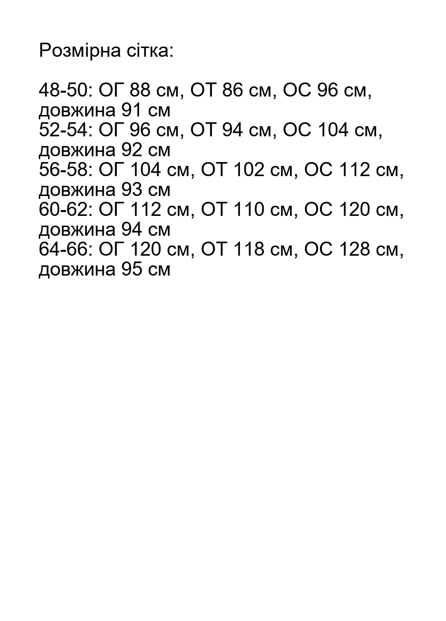Розмірна сітка