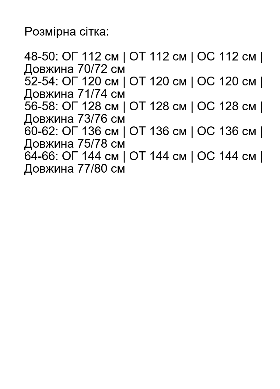 Розмірна сітка