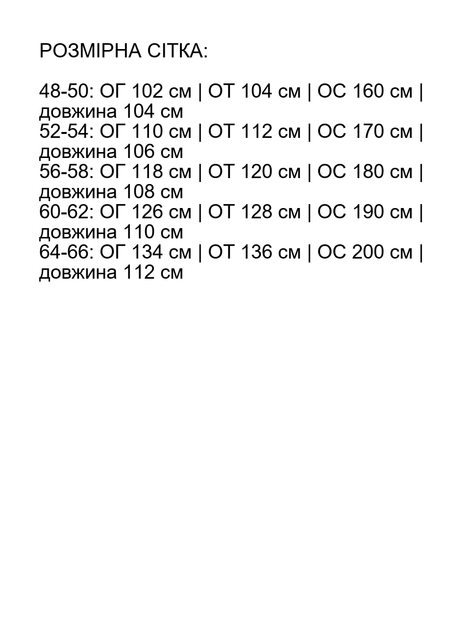 Розмірна сітка