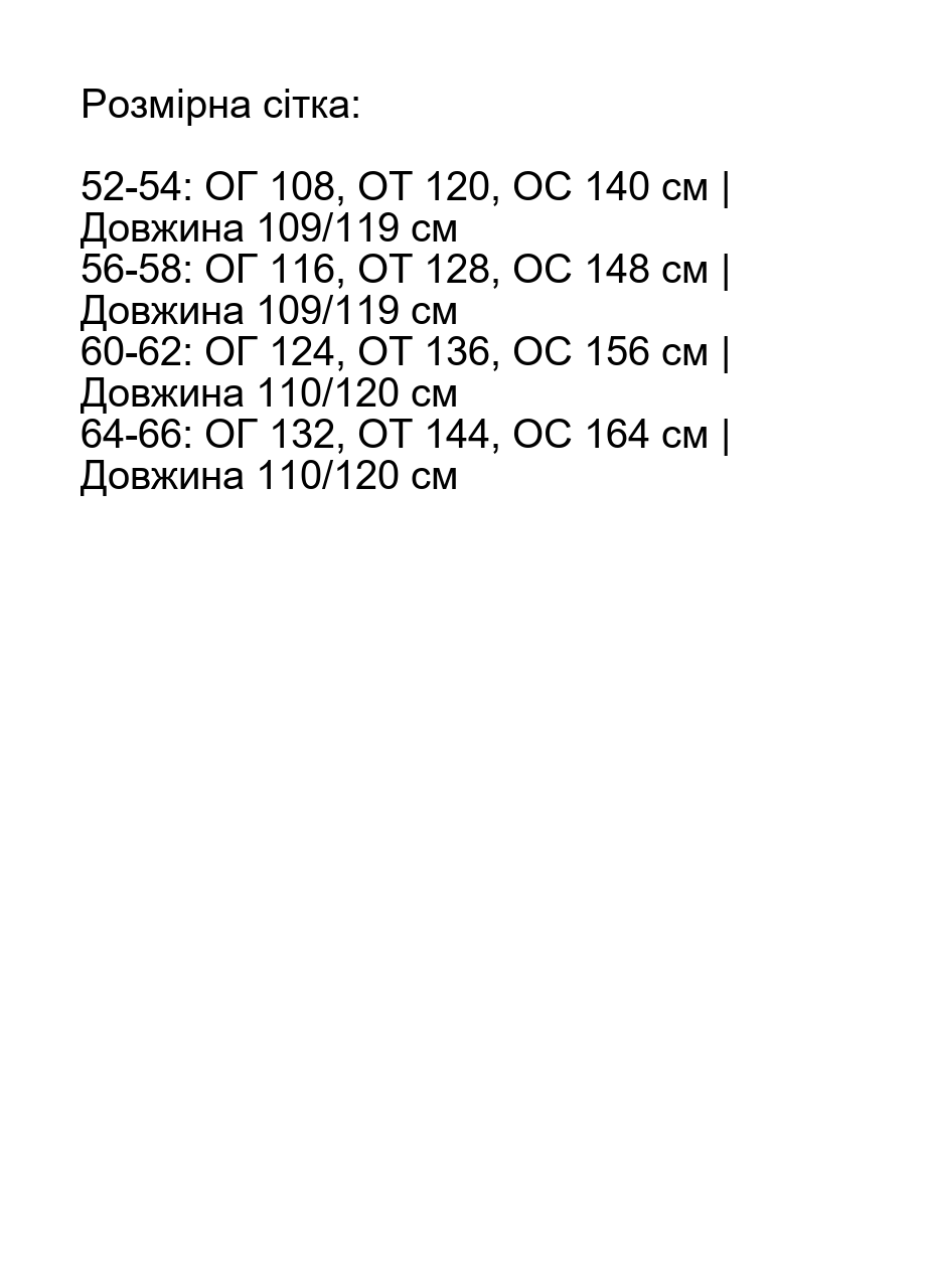 Розмірна сітка